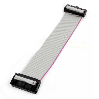 EI 20 Pin FRC Cable With Female To Female 2.54mm Pitch Connector 6" Long - 1 Piece