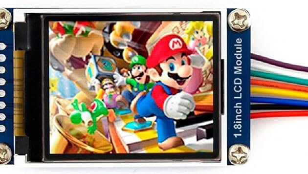 Waveshare 128×160, General 1.8inch LCD Display Module, IPS, 65K RGB