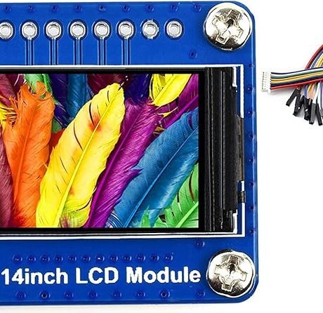 Waveshare 240×135, General 1.14inch LCD Display Module, IPS, 65K RGB