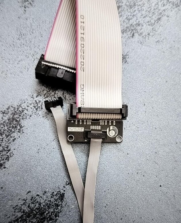 JTAG TO SWD ADAPTER WITH FLAT RIBBON CABLE (FEMALE TO FEMALE)