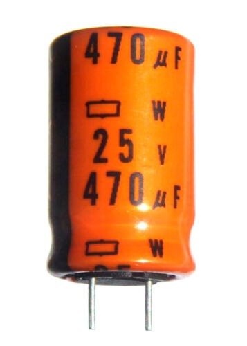 470uF 25V Electrolytic Capacitor - Keltron