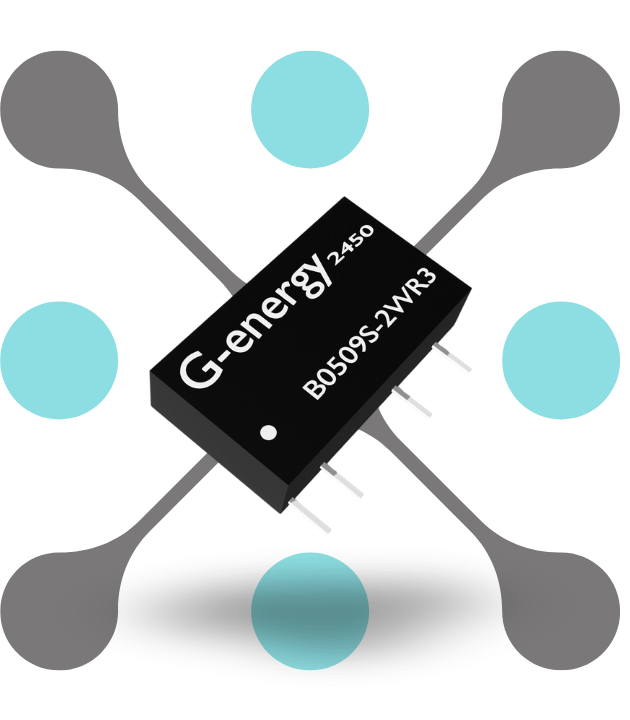 G-energy B0509S-2WR3 5V to 9V 222mA 2W Dc Dc Converter Isolated Module