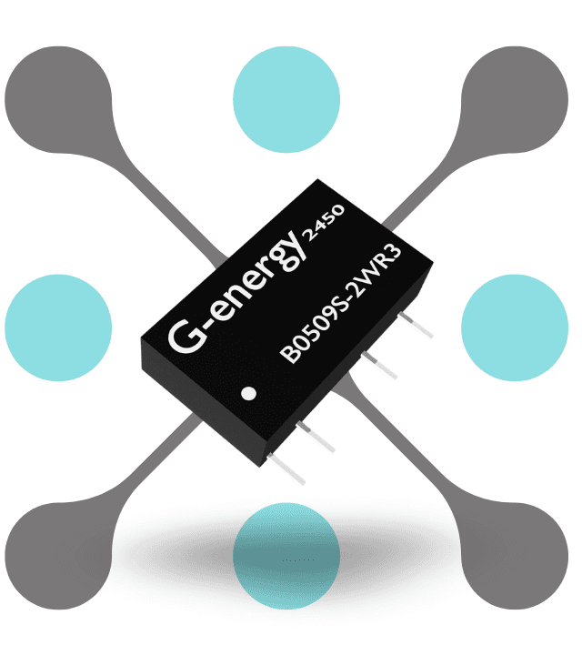 G-energy B0509S-2WR3 5V to 9V 222mA 2W Dc Dc Converter Isolated Module